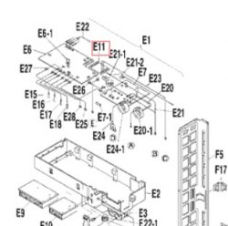 Запчасть DAIKIN 1283187 P.C.B. LACT33020C RZP1..D