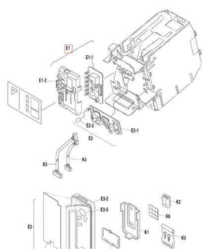 Запчасть DAIKIN 129544J SIGNAL RECEIVER UNIT BRC7D