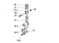 Запчасть DAIKIN 132211 PISTON