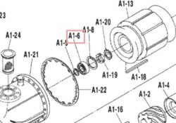 Запчасть DAIKIN 1420962 ROLLER BEARRING