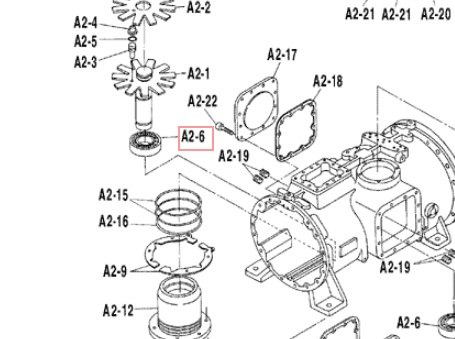 Запчасть DAIKIN 1420979 BEARING 7212BEP