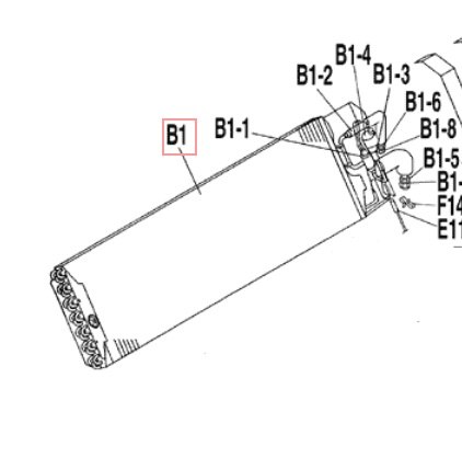 Запчасть DAIKIN 1509942 EVAPORATOR ASS'Y FXYLP