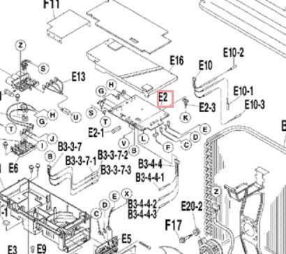 Запчасть DAIKIN 1557972 P.C.B. 3F004283-12 3MXS52B-8