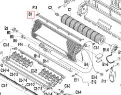 Запчасть DAIKIN 162076J EVAPORATOR ASS'Y FTKS20D2