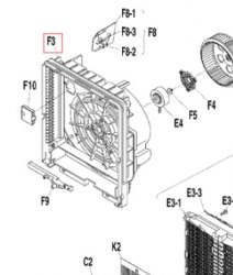 Запчасть DAIKIN 1650631 CASING FRAME