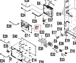 Плата фильтр DAIKIN 1697399 NOISE FILTER FN339-Y-1