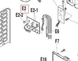 Запчасть DAIKIN 1715932 P.C.B. 2F005346-5 RXS35D