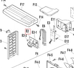 Запчасть DAIKIN 1727719 P.C.B. 2F005346-112 RXS25E2