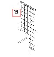 Запчасть DAIKIN 1762293 PROTECTION NET (REAR RIGHT)