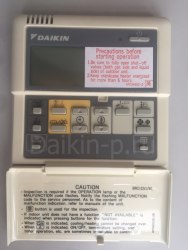 Запчасть DAIKIN 1925715 REMOTE CONTROLLER ASS'Y BRC1C611