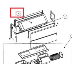 Запчасть DAIKIN 212024P EVAPORATOR ASSY FWD18A