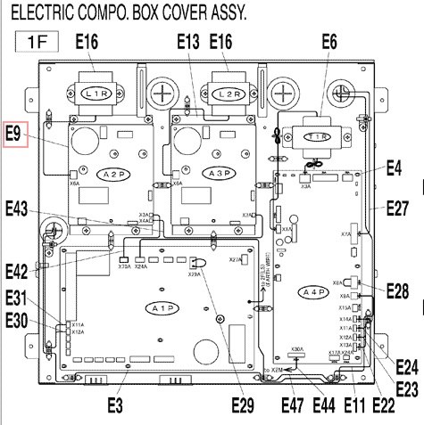 Запчасть DAIKIN 2182270 PC1217-6(A) INVERTER ASSY.