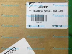 Запчасть DAIKIN 300248P DRAIN PAN FXYS40>50K7 l=670