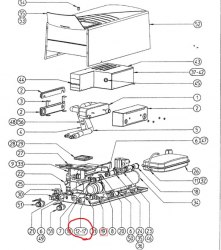 Запчасть DAIKIN 301170P HEATER+BODY 3V3-3kW 1x230V