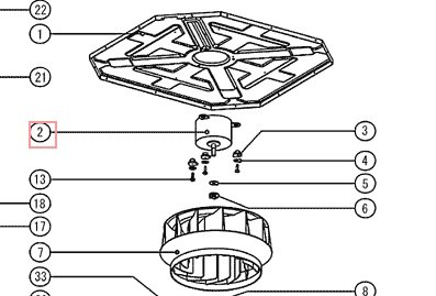 Запчасть DAIKIN 4003957 FAN MOTOR HAR142 (60HZ -CK20)