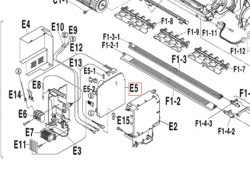 Запчасть DAIKIN 4005831 P.C.B. EB09009 FXAQ-PV1