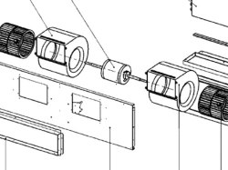 Запчасть DAIKIN 4008012 FAN MOTOR MCC40C-504 4P 400W 1PH