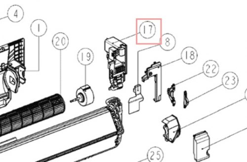 Запчасть DAIKIN 4010088 CONTROL BOX ASSY.