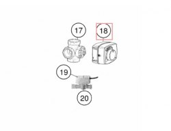 Запчасть DAIKIN 5003655 3 WAY VALVE MOTOR ARA655 12120912+KNOB