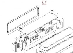 Запчасть DAIKIN 5006506 FAN ASSEMBLY FWB02~04B