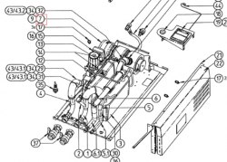 Запчасть DAIKIN 5006544 BACK-UP HEATER 3V3-3kW 1x230V