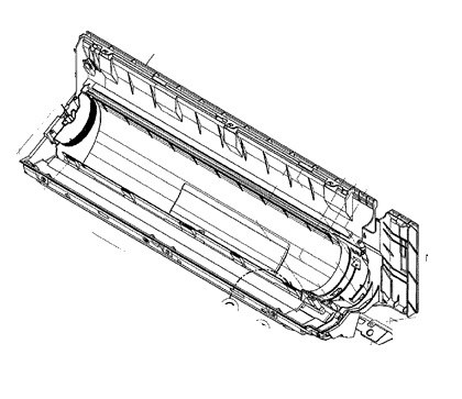 Запчасть DAIKIN 5010282 BOTTOM FRAME ASSY.