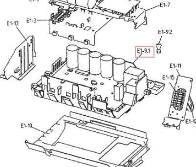 Запчасть DAIKIN 5014170 PCB ASSY EC0641(G)