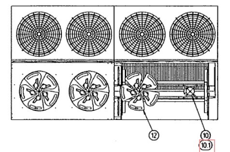 Запчасть DAIKIN 651713P FAN MOTOR 400V - 1,2KW 6 POLE B0080.00