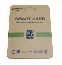 Микро SD-карточка Smare microSDHC 4GB card Class 6 без adapter