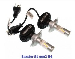 LED лампы Baxster S1 gen2 H4 6000K