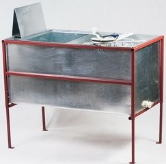 Стол для распечатки рамок, совмещенный с медогонкой из нержавейки