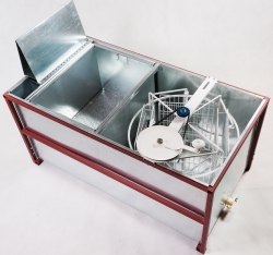 Стол для распечатки рамок, совмещенный с медогонкой из нержавейки