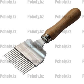 Вилка для распечатки сотов (дер.ручка, прямые иглы нерж.)