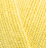 Alize Lanagold Fine, цвет 187 светлый лимон. ОСТАТОК 1 моток!!! Alize 49% шерсть, 51% акрил, длина в мотке 390 м.