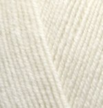 Alize Lanagold Fine, цвет 01 кремовый Alize 49% шерсть, 51% акрил, длина в мотке 390 м.