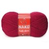 Nako Nakolen цвет 3630 бордо. Остаток 4 мотка!!! Nako 49% шерсть, 51% премиум акрил, длина в мотке 210 м.