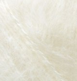Alize Mohair Classic New цвет 01 кремовый Alize 25% мохер, 24% шерсть, 51% акрил, длина в мотке 200 м.