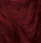 Alize Mohair Classic New цвет 57 бордовый Alize 25% мохер, 24% шерсть, 51% акрил, длина в мотке 200 м.
