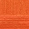 Детский каприз цвет 284 оранжевый ОСТАТОК 1 моток!!! ООО Пехорский текстиль 50% шерсть мериноса, 50% фибра, длина в мотке 225 м.