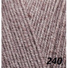 Alize Lanagold Fine, цвет 240 коричневый меланж Alize 49% шерсть, 51% акрил, длина в мотке 390 м.