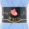 Magic Baby Joy цвет 5711 светло голубой. ОСТАТОК 10 мотков!!! Magic 30% шерсть, 70% акрил, длина в мотке 133 м.