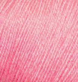 Alize Baby Wool цвет 194 розовый Alize 40% шерсть, 20% бамбук, 40% акрил. Моток 50 гр. 175 м.