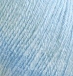 Alize Baby Wool цвет 350 светло голубой Alize 40% шерсть, 20% бамбук, 40% акрил. Моток 50 гр. 175 м.