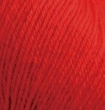 Alize Baby Wool цвет 56 красный Alize 40% шерсть, 20% бамбук, 40% акрил. Моток 50 гр. 175 м.