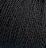 Alize Baby Wool цвет 60 черный Alize 40% шерсть, 20% бамбук, 40% акрил. Моток 50 гр. 175 м.