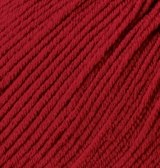 Alize Baby Wool цвет 106 темно красный Alize 40% шерсть, 20% бамбук, 40% акрил. Моток 50 гр. 175 м.