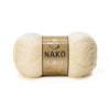 Nako Calico цвет 481 слоновая кость ОСТАТОК 3 мотка!!! Nako 50% хлопок, 50% акрил, длина в мотке 245 м.