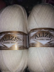 Alize Angora Gold цвет 62 молочный Alize 20% шерсть, 80% акрил, длина 550 м в мотке