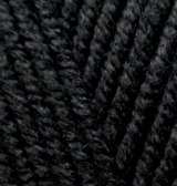 Alize Superlana Maxi цвет 60 черный Alize 25% шерсть, 75% акрил, длина в мотке 100 м.