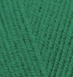 Alize Lanagold, цвет 118 темно зеленый Alize 49% шерсть, 51% акрил, длина в мотке 240 м.
